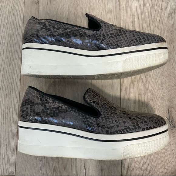 Stella McCartney Binx Python Platform Slip-On Shoes Size 36 - Picture 3 of 8